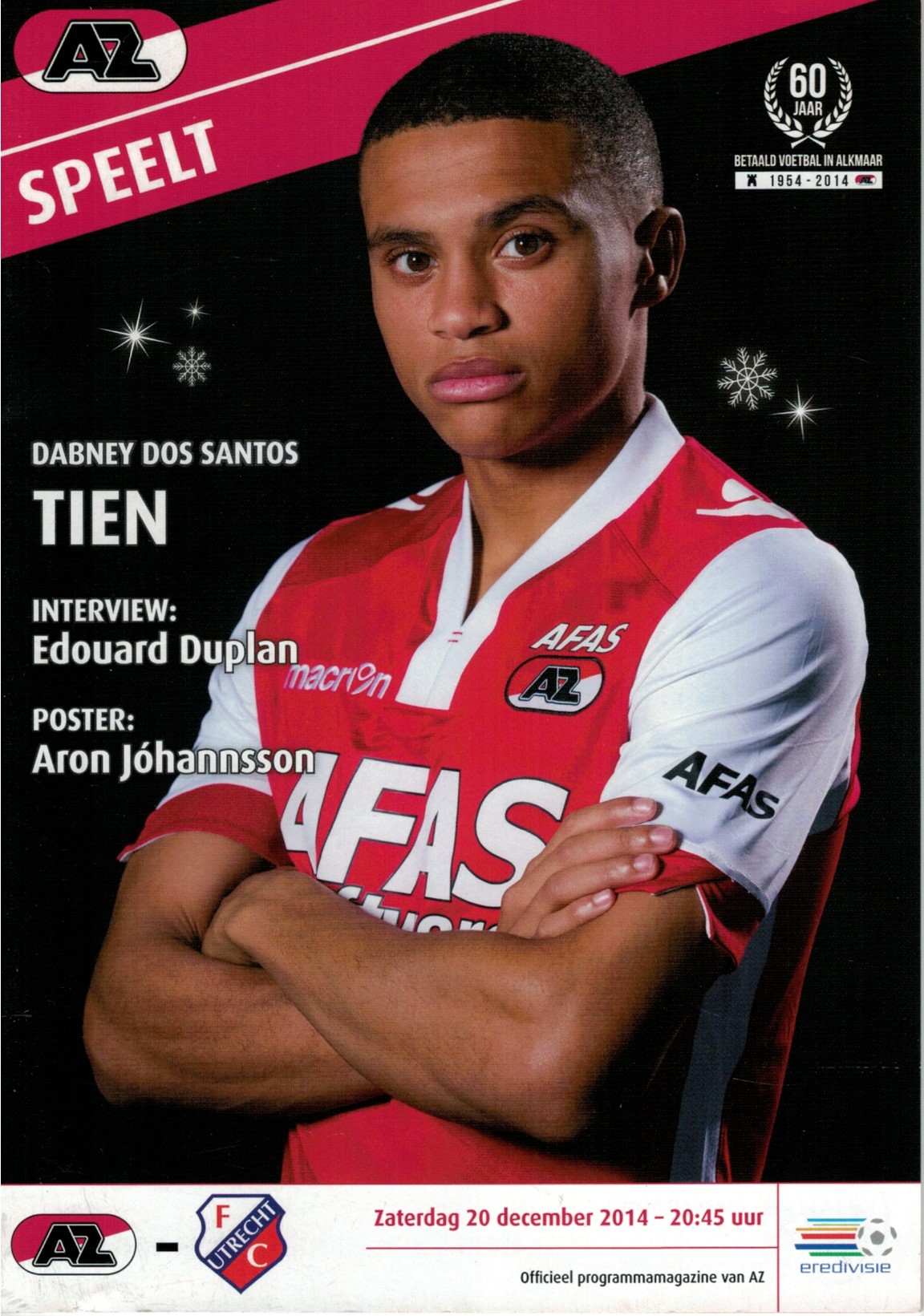 AZ Programma 20-dec-2014 FC Utrecht thuis